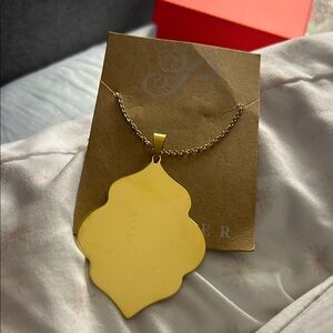 NWT Plunder Gold-Tone Decorative Pendant Necklace - Women Jewelry